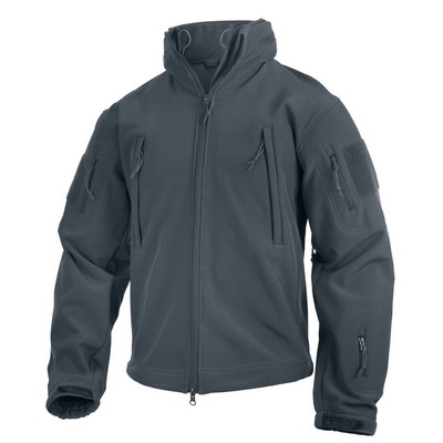 Gun Metal Gray Spec Ops Tactical Soft Shell Jacket (S-XL)