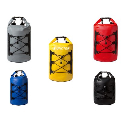 10L Foldable Waterproof Dry Bag w/Mesh