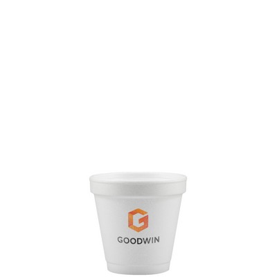 4 Oz. Foam Cup - White - Digital