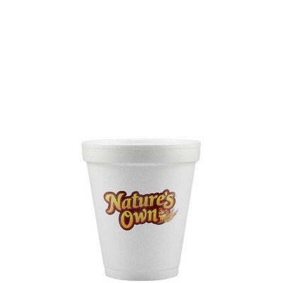 8 Oz. Foam Cup - White - Digital