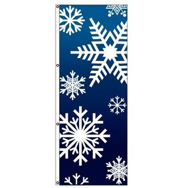 Avenue Banners Holiday Flag (Blue Snowflake)