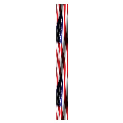 7/8" Stock AMERICAN FLAG Poly-Satin Sublimated Neck Ribbon