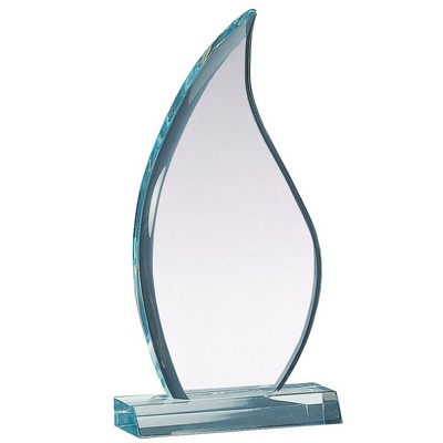 Sapphire Flame Acrylic Award 10 1/2"H