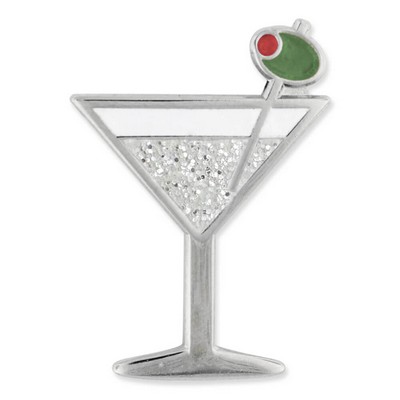 Martini Lapel Pin