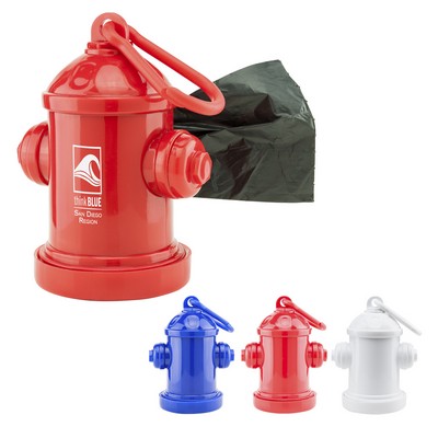 Fire Hydrant Pet Waste Bag Dispenser