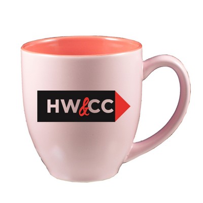 16 Oz. St. Cloud Bistro Mug - Pastel Pink