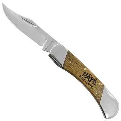 Zebra - Zebrawood Lock Back Folding Knife