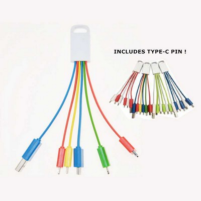 5 In 1 Multi Charging Cable