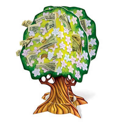 3D Baby Shower Money Tree Decoration