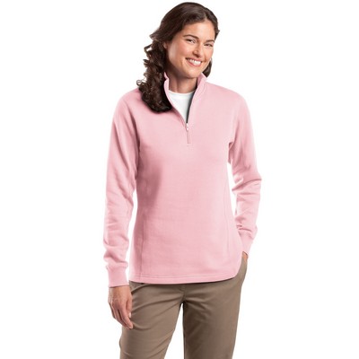 Sport-Tek® 1/4 Zip Ladies' Sweatshirt