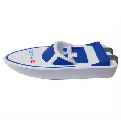 Speedboat Stress Reliever w/Full Color Logo