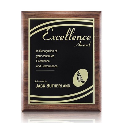 Sedgewick/Marietta Plaque - Walnut/Black 9"x12"