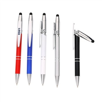 Stylus Pen / 3 in 1 Universal Capacitive Pen / Cell Phone Stand Holder / Twist Ballpoint Pen