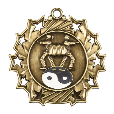 2.25" Ten Star Martial Arts Medal