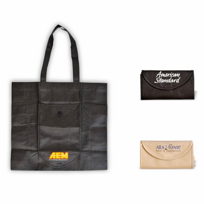 Two Tone Expandable Poly Tote