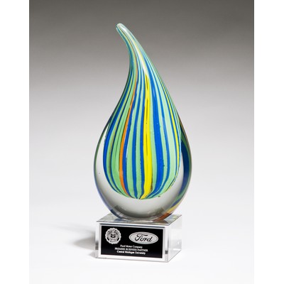 Multi-Colored Art Glass Award