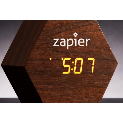 Modern Hexagon LED Clock