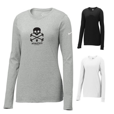 Nike Ladies Core Cotton Long Sleeve Tee