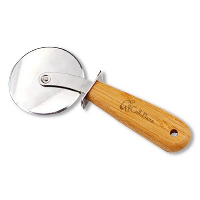 BistroTek™ Premium Bamboo Pizza Cutter Wheel