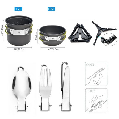 Outdoor Camping Cookware Set