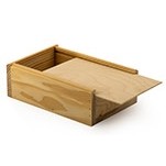 Wooden Slide Top Box (11"x10 1/2"x3 3/8")