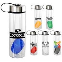 Metal Lanyard Lid 24 oz Bottle with Floating Infuser