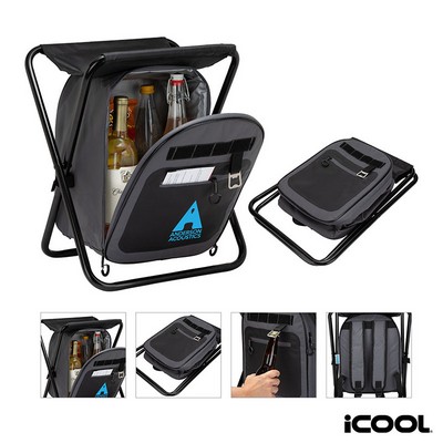 iCOOL Cape Town 20-Can Capacity Backpack Cooler Chair