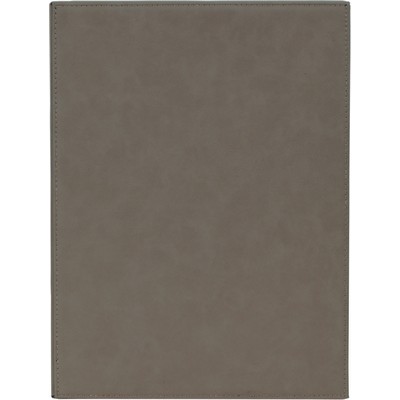 7" x 9" Gray Laserable Leatherette Plaque