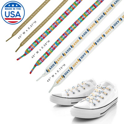 Made in the USA 45" Custom Shoelaces