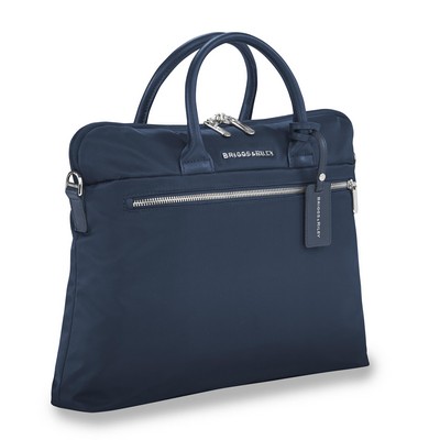 Briggs & Riley™ Rhapsody Slim Business Briefcase (Navy)