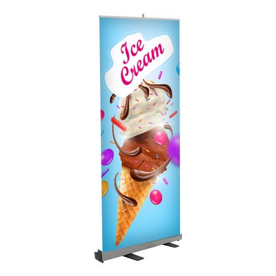 Ice Cream Pre Printed Roll Fx Banner 33" x 80"