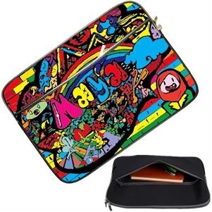 Sublimation Neoprene Laptop Sleeve w/Front Pocket Full Color