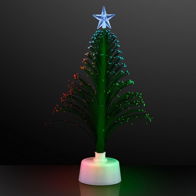 11.5" Light Up Green Christmas Tree - BLANK