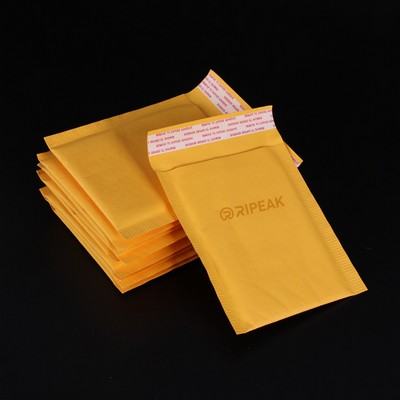 4.7 x 7.1 Inch Kraft Bubble Mailer Self Seal Padded Envelopes for Shipping/ Packaging/ Mailing