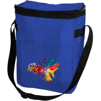 Large Cooler Bag (12 Cans) - Full Color Transfer (8" x 10.75" x 4.25")