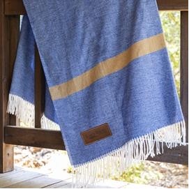 Denim Beachy Blanket (Embroidered)