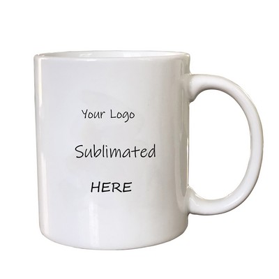 11 oz. White Ceramic Mug - Sublimation