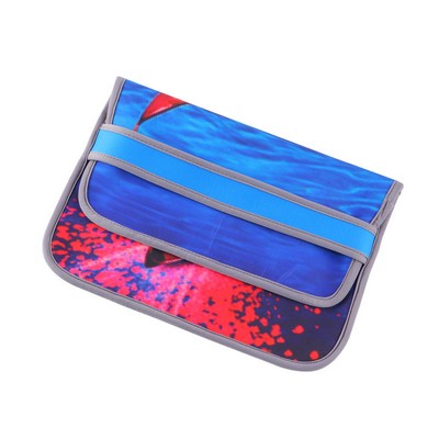 Neoprene Laptop Sleeve w/ Front Flap & Elastic Closure