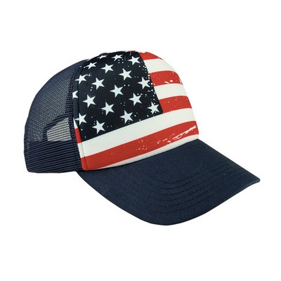 Mega Cap Usa Trucker Cap