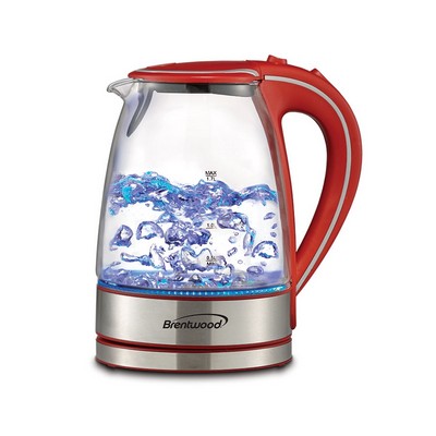 1.8 Quart Red Glass Kettle