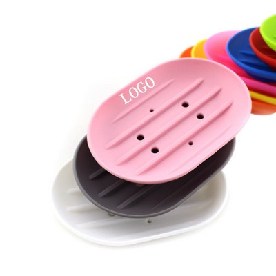 Ellipse Silicone Draining Soap Dish