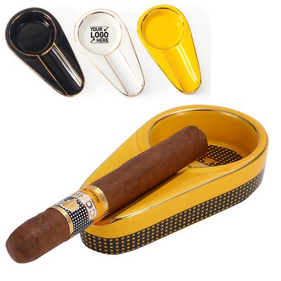 Mini Ceramic Cigar Ashtray