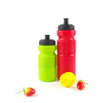 Folding water bottle with suction nozzle