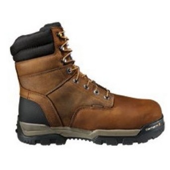 8" Carhartt® Men's Brown Ground Force Non-Safety Waterproof Work Boots