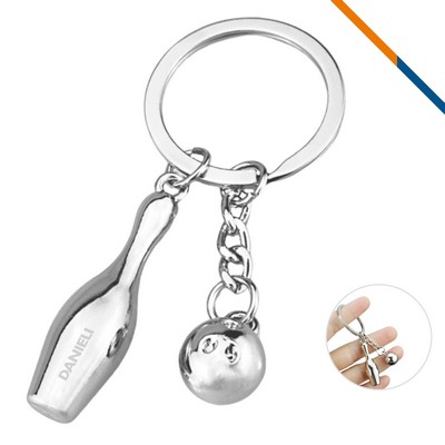 Winner Bowling Keychain Set