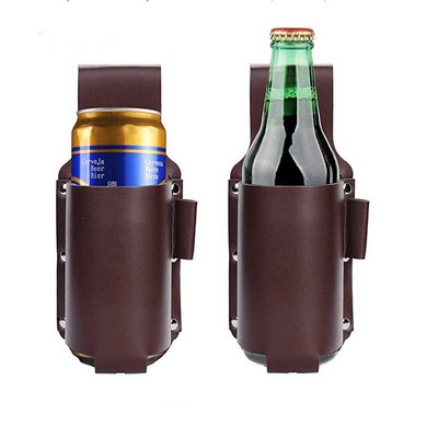 2 Oz. Beer Bottle Waist Bag Travel Pouch