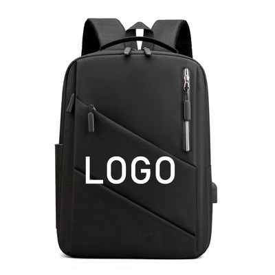 Business Laptop Backpack with External USB Charging Port