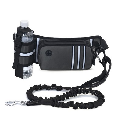 Outdoor Nylon Waist Bag w/Dog Leash