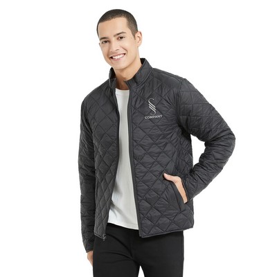 Men's Quilted Full Zip Jacket