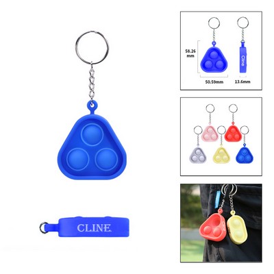 Push Pop Bubble Keychain